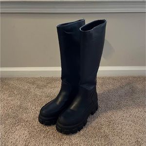 Steve Madden knee high platform boots